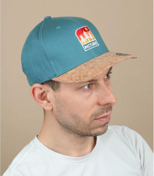 casquette Picture bleu patch Malme hydro blue